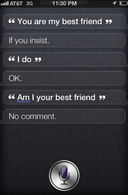 Weird Siri Response #10